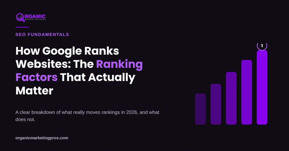 Google ranking factors