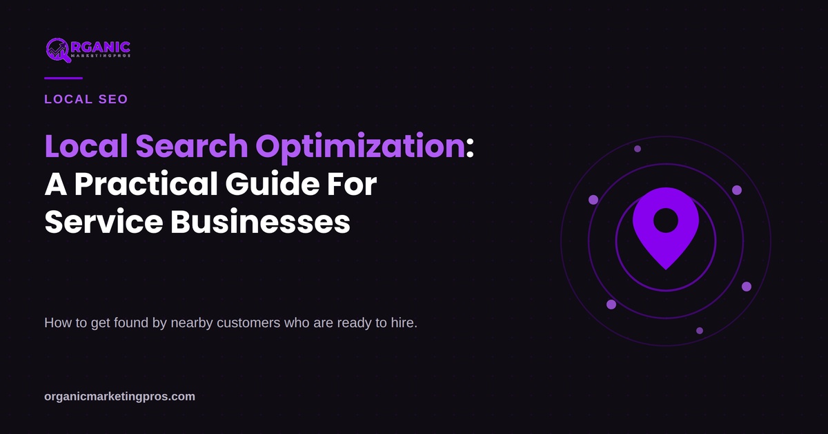Local Search Optimization